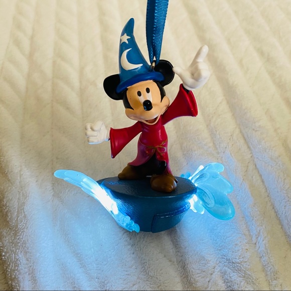 Sorcerer Mickey Mouse Light Up Ornament Fantasia - Picture 2 of 7